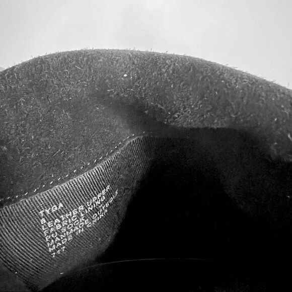 Steve Madden Tyga Suede Leather Black Over the Knee Boots 1.75” Block Heel Sz. 8 - Picture 16 of 16